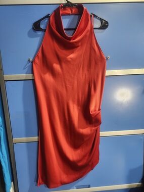 Gianni Bini NWT Red Cowl Neck Women’s Dress Size 12